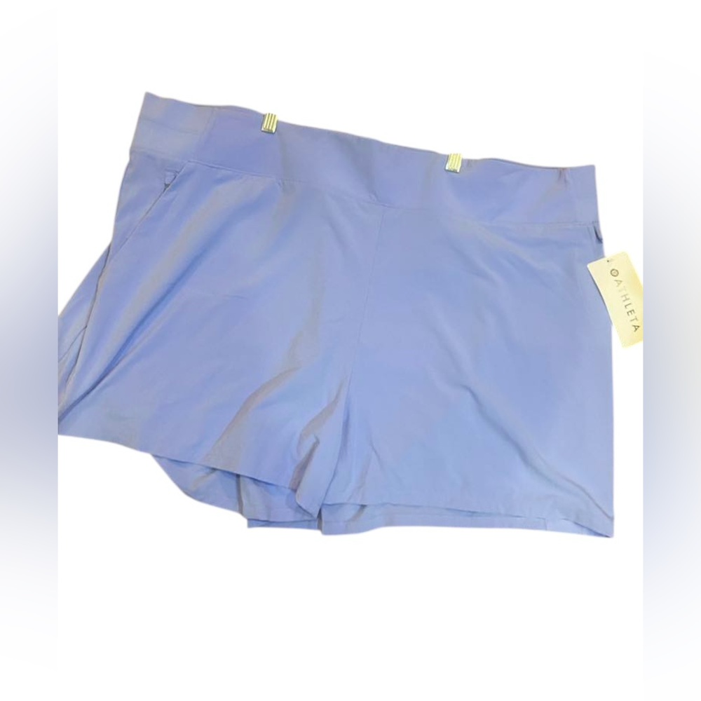 Athleta Periwinkle Brooklyn Performance Athletic Shorts